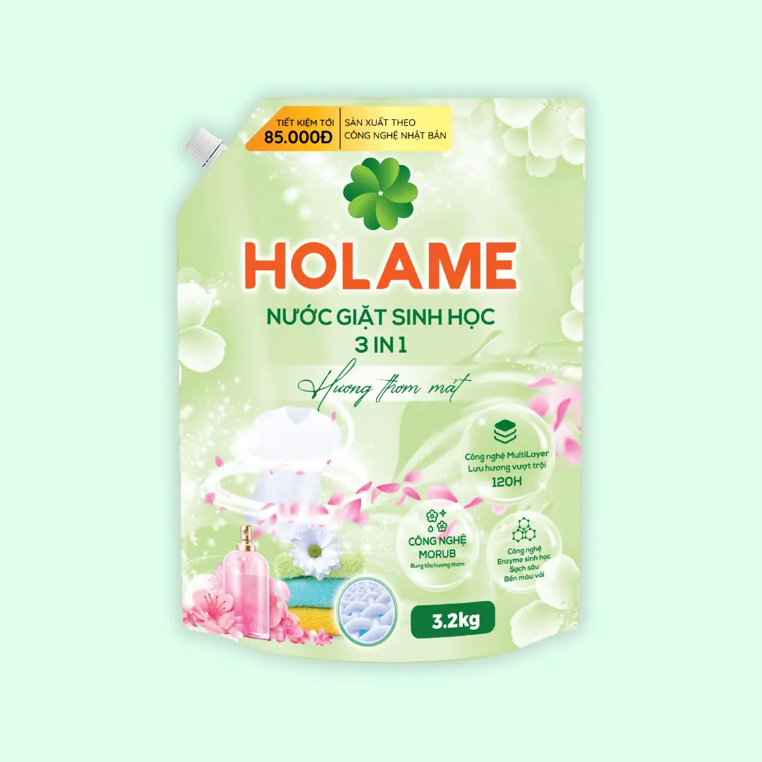Túi nước giặt xả sinh học
